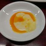 新シン - おろしニンニク、お酢と辣油