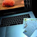 鮨 難波 - 今日はCAさんに加え、地上係員の若い男の子からもメッセージをいただきました。 ANAのみんな、がんばれ！