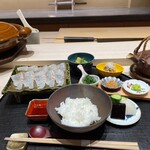 Nihonbashi Suitenguu Nanatousha - 鯛茶漬け（羅臼昆布）