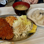 ロータリー - 日替わり　トンカツ定食600円