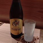 荻窪 天沼 おちあい - 冷たさばっちりの瓶ビール