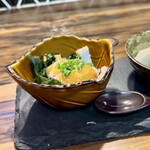 麻布しき - 先付三品盛り合わせ