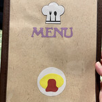 グリル エスエム - メニューの表紙　これもかわいい