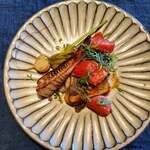 Osteria della Capanna - 鰆のオーブン焼き②