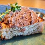 Osteria della Capanna - ヒヨドリのクロスティーノ④