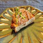 Osteria della Capanna - ヒヨドリのクロスティーノ③