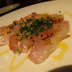 Dining Riz Ohno - 鹿児島産の青鯛のカルパッチョ