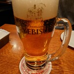 恵比壽ビヤホール - エビスビール　1199円