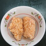 餃子の王将 - 鶏の唐揚(２ヶ)