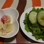 Kiunrai - サラダとフルーツは取り放題