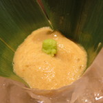 日本料理 みや  - 25年8月　高知炙り金目、梅とろろ醤油掛け