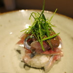 日本料理 みや  - 25年8月　新秋刀魚、肝和え