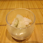 日本料理 みや  - 25年8月　淡路鱧④　鱧出汁ジュレで