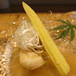 日本料理 みや  - 25年8月　長崎甘鯛若狭焼き　黒酢餡