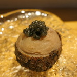 日本料理 みや  - 25年8月　きぬかつぎ、キャビア添え