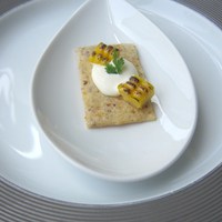 アロマクラシコ - とうもろこしのサブレ 燻香のクリーム
