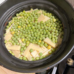 味ひろ - うすい豆 筍の炊き込みご飯