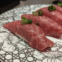 にくずき - 肉寿司２貫