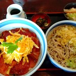 手打そば 葉菜 - 料理写真:鉄火丼セット