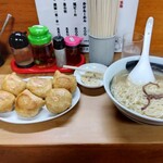 味噌ラーメン ギョウサン 味富 - 