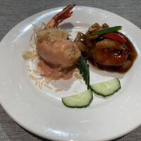 涵梅舫 銀座店 - 両吃大蝦（大海老二種炒め）