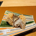 日本料理FUJI - 玉取茸のおかき揚げ