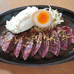 Beef skirt Steak set meal 150g