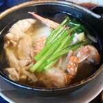 味のあなば - 鯛と蟹の小鍋