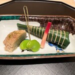 味幸 - 蛸の子（タコの卵） そら豆　ちまき寿司