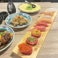 黄金出汁しゃぶと江戸前寿司 肉のあさつ 梅田お初天神店 - 
