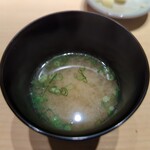 鮨 唐島 - 味噌汁