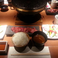 飛騨牛一頭家 馬喰一代 長良本家 - 炭火焼ランチ（1680円）