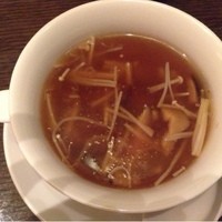廣東料理 民生 ヒルトンプラザウエスト店 - フカヒレ入スープ