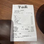 大衆食堂 半田屋 川越店 - 注文内容