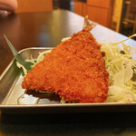 大衆昭和居酒屋 川崎の夕焼け一番星 - ふわふわアジフライ ¥253