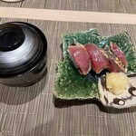 銀座 泉 - 食事１