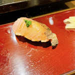 築地 男前鮓 - 鰆の炙り