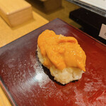 築地 男前鮓 - ウニ