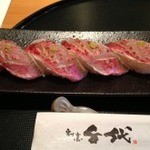 割烹 千代 - 萩の金太郎　炙り寿司