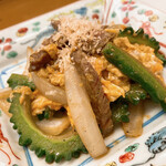 おおさか料理 淺井 東迎 - 特製ゴーヤチャンプルー♪