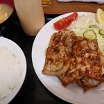 三浦屋 - 豚肩ロース生姜焼定食