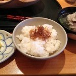 割烹 千代 - ジャコがのったご飯