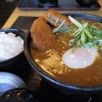 ミンチカツカレー