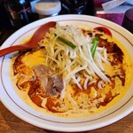 ボウボウラーメン とみ - ぼうぼうラーメン赤の5辛