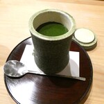 鮨 十兵衛 - 抹茶ブラマンジェ