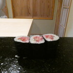 鮨 十兵衛 - 追加注文したトロ沢