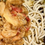 大和屋 - かき揚げの冷たい蕎麦