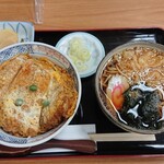 Oomura - かつ丼セット1120円なり