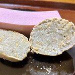 仁行 - 蕎麦団子断面