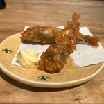 えぼし - ランチタイムえぼしコース￥3,200_めひかりのガーリック揚げ